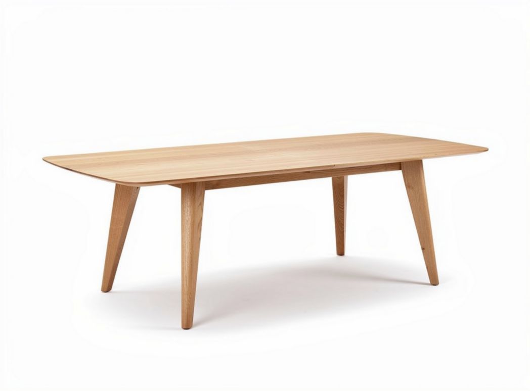 Wooden dining table 180 x 90 x 75cm suitable for modern kitchens