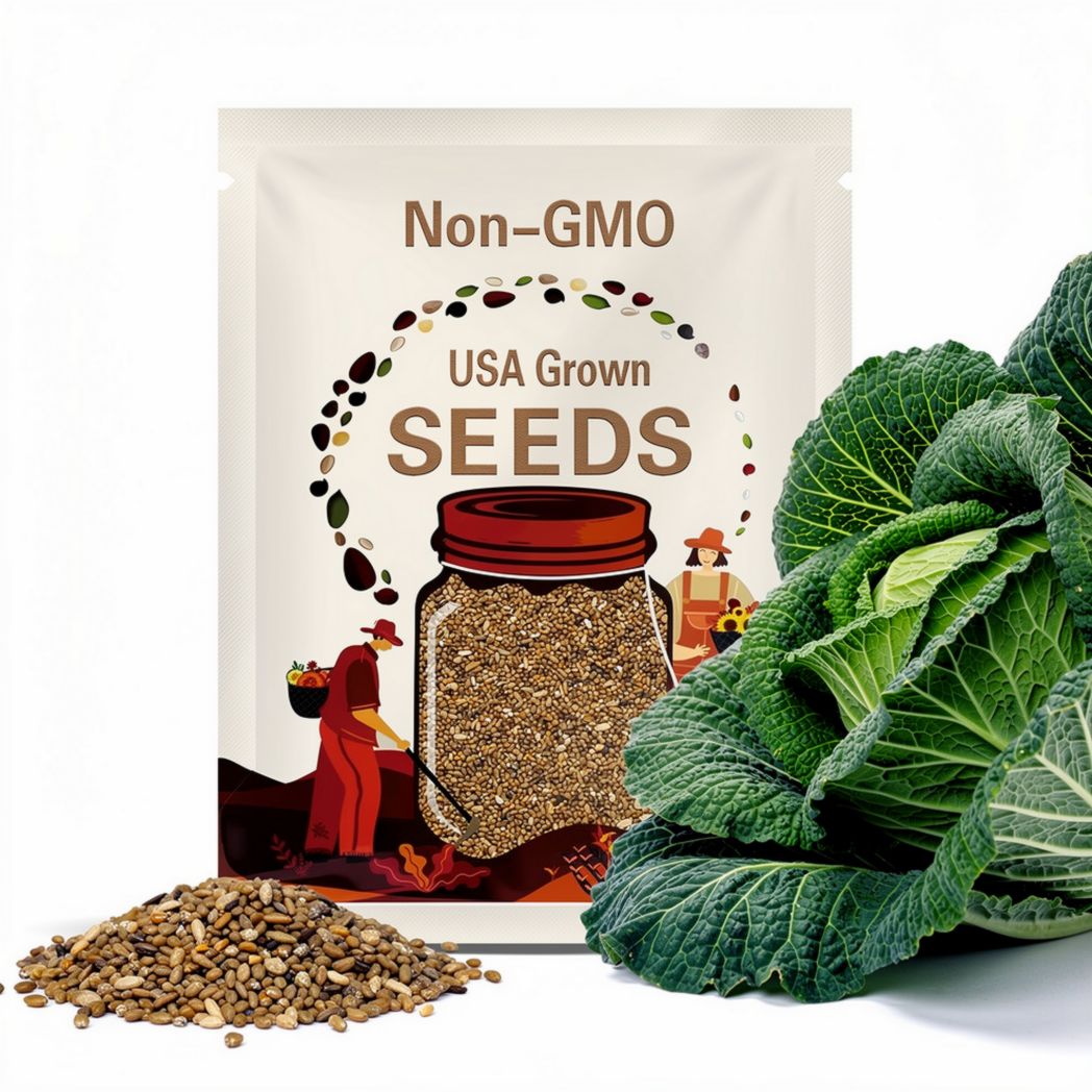 Korean Napa Cabbage Seeds: Kimchi Cabbage, Non-GMO, 휘모리 배추
