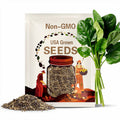 Noble Giant Spinach Heirloom Seeds - Slow to Bolt, Cool Season Greens, Container Garden, Fresh Salad Greens, Open Pollinated, Non-GMO