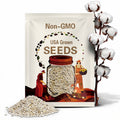 100 White Cotton Gossypium Seeds Non-Gmo Shipped With Tracking