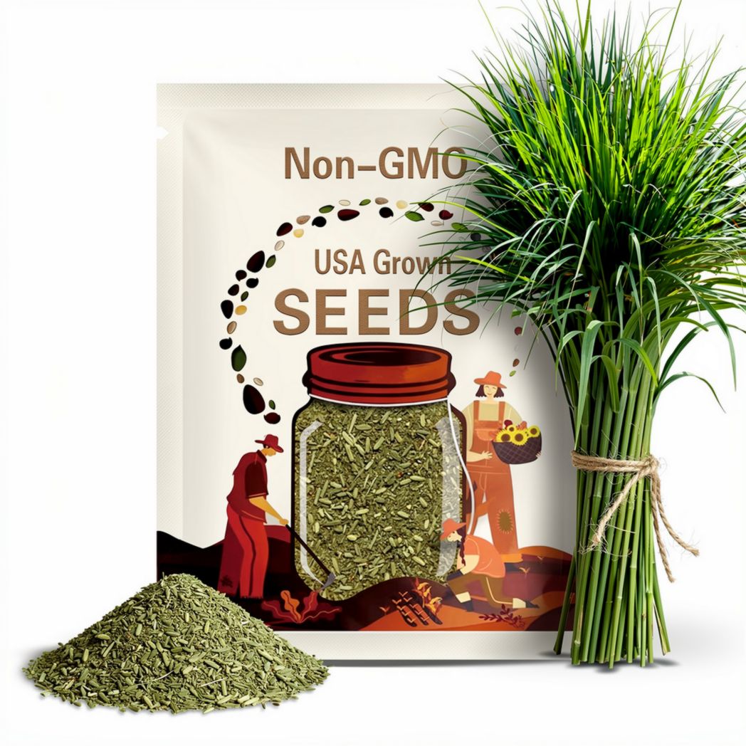 Lemongrass Herb Seeds - Heirloom Seeds, Culinary Herb, Medicinal Herb, Hydroponics, OP, Non-GMO