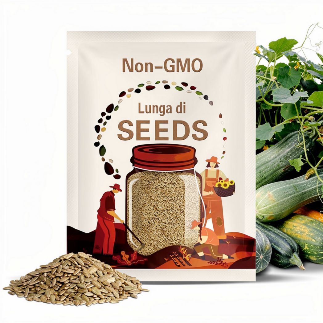 Lunga di Napoli Winter Squash Seeds: Italian Heirloom, Non-GMO